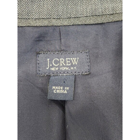 J. Crew Ludlow Jacket Men's 42R Gray Blazer Suit Sport Coat‎ 100% Italian Wool - Picture 3 of 7
